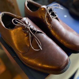 Mens Size 10m Brown Leather Hush Puppies